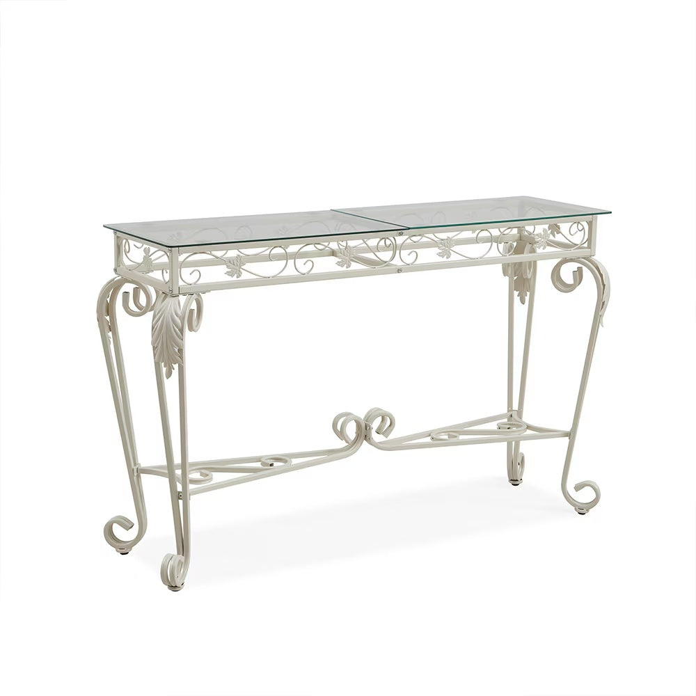 Modern Tempered Glass Console Table